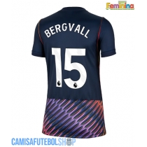 Camisa de time de futebol Tottenham Hotspur Lucas Bergvall #15 Replicas 2º Equipamento Feminina 2026-27 Manga Curta